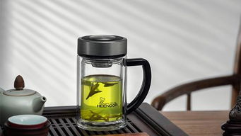 告别顽固茶垢，希诺双层玻璃杯助你享受纯净茶香